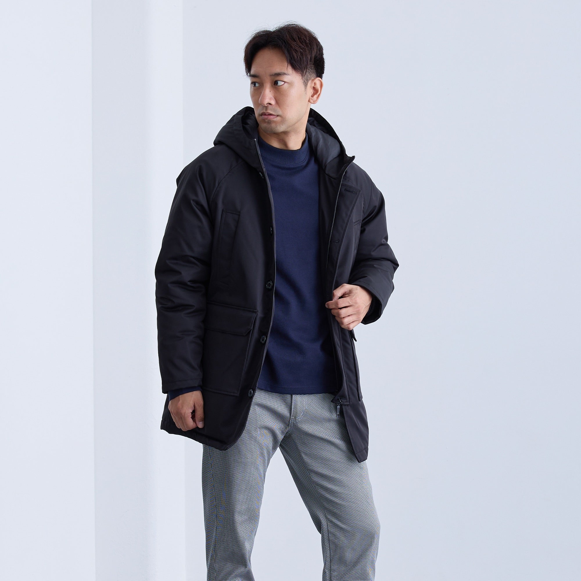 BEAUTY&YOUTH ナイロンパデッド ショートコート ナイロン パデッド ショートコート
