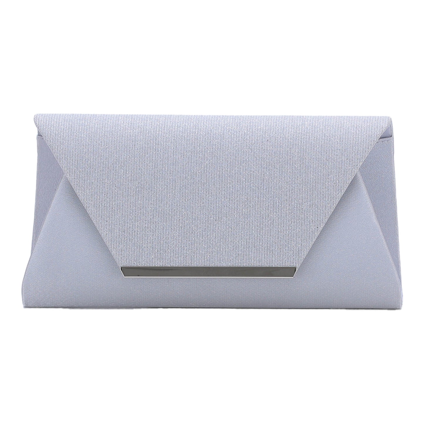 グリッター×サテン切り替え パーティーバッグ