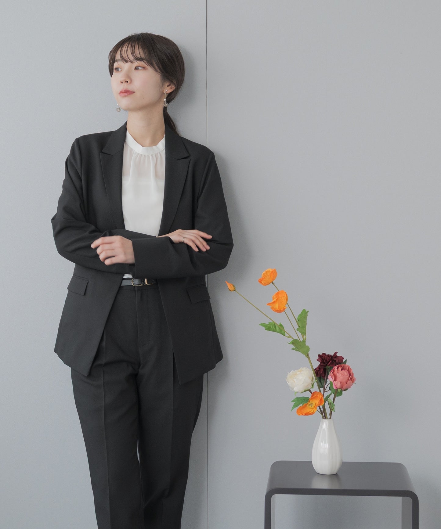 【防シワ / 洗える】 サマーセットアップスーツ