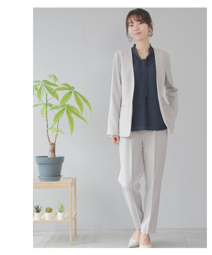 [Festinalente] シャーリングカフス ボウタイブラウス