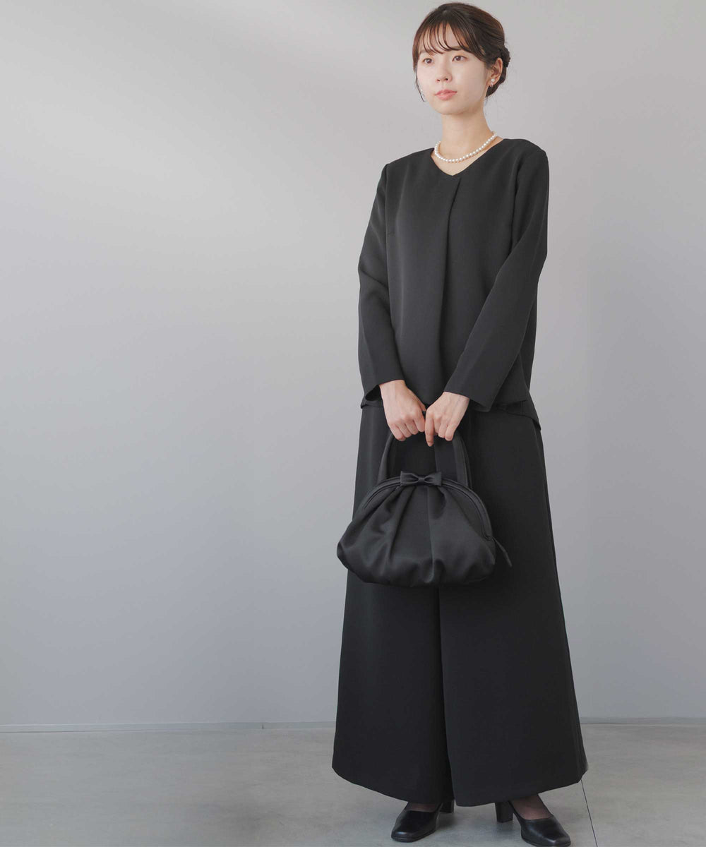 リラックス ワイドパンツ フォーマル