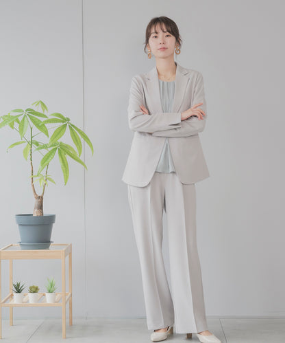 洗える × 防シワ テーラード ワイドセットアップ