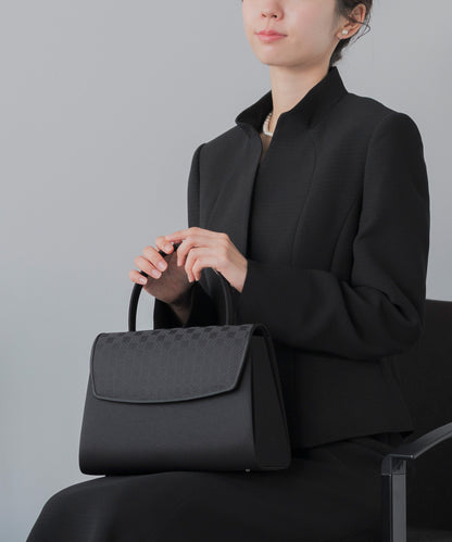 フリルスタンド襟 ロング ブラックフォーマル