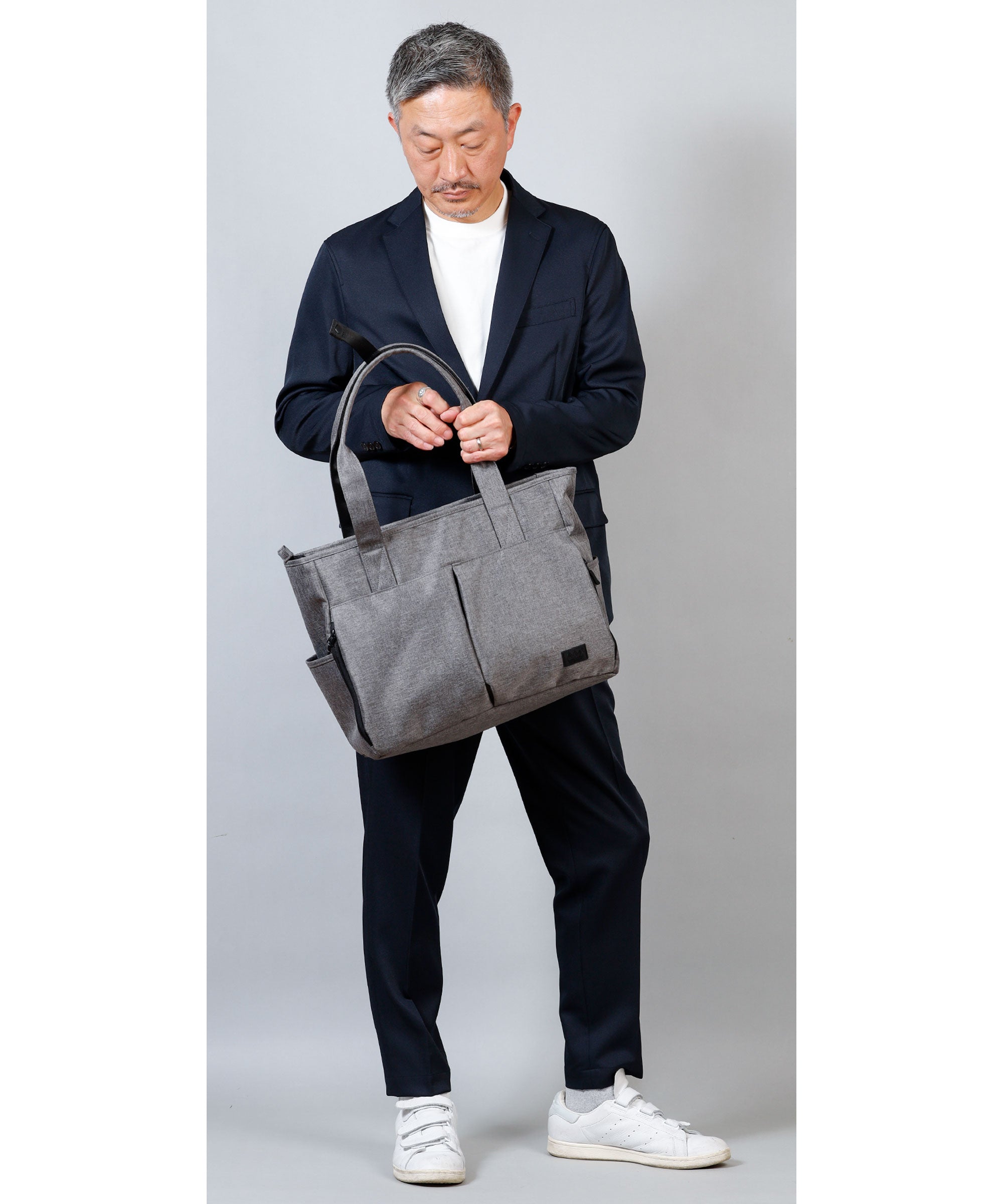 グレー トートバッグ utility tote AWC] UTILITY TOTE BAG メンズ トートバッグ – AWC │ active worker