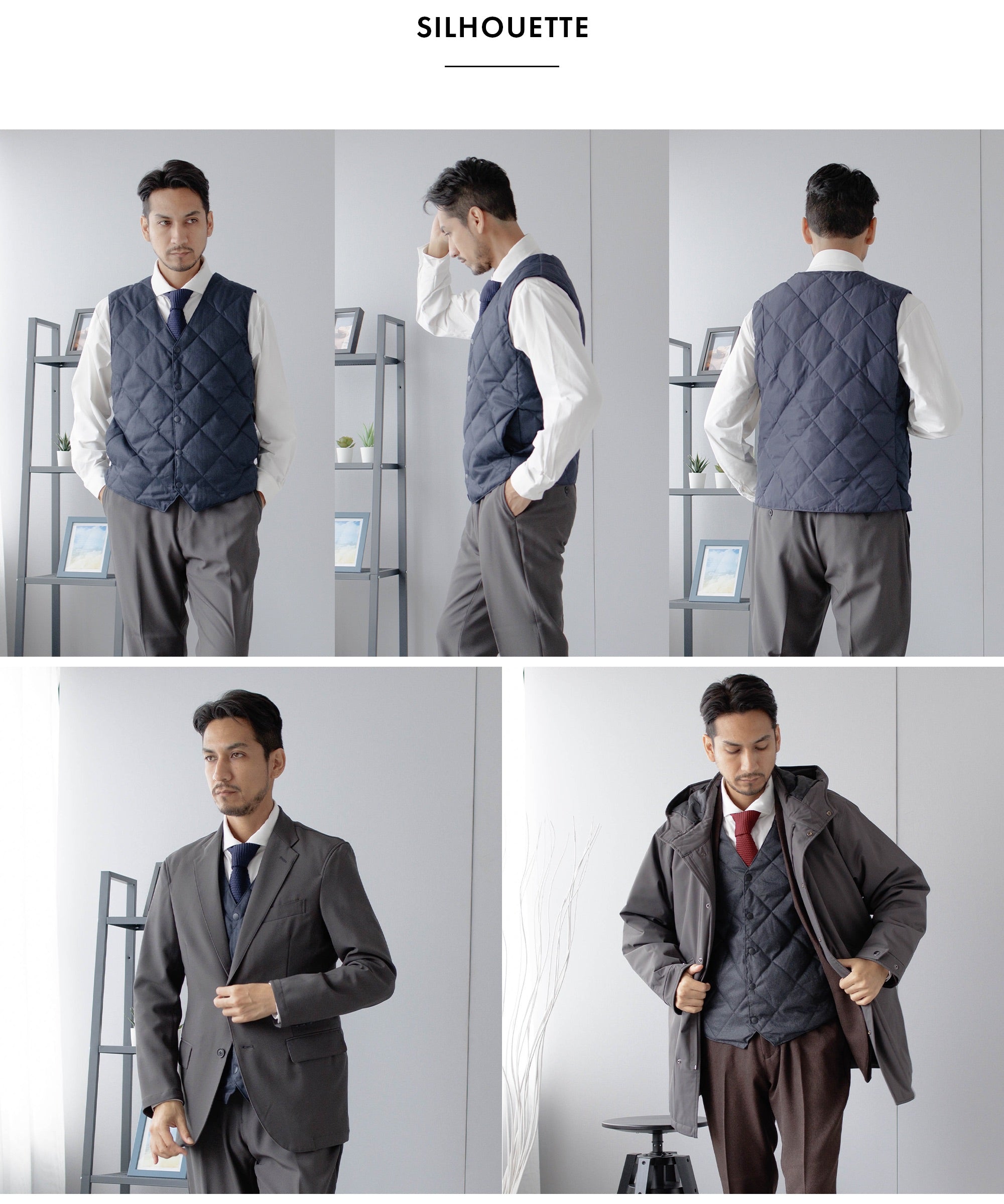AWC] リアル ダウン ベスト - AWC active worker components