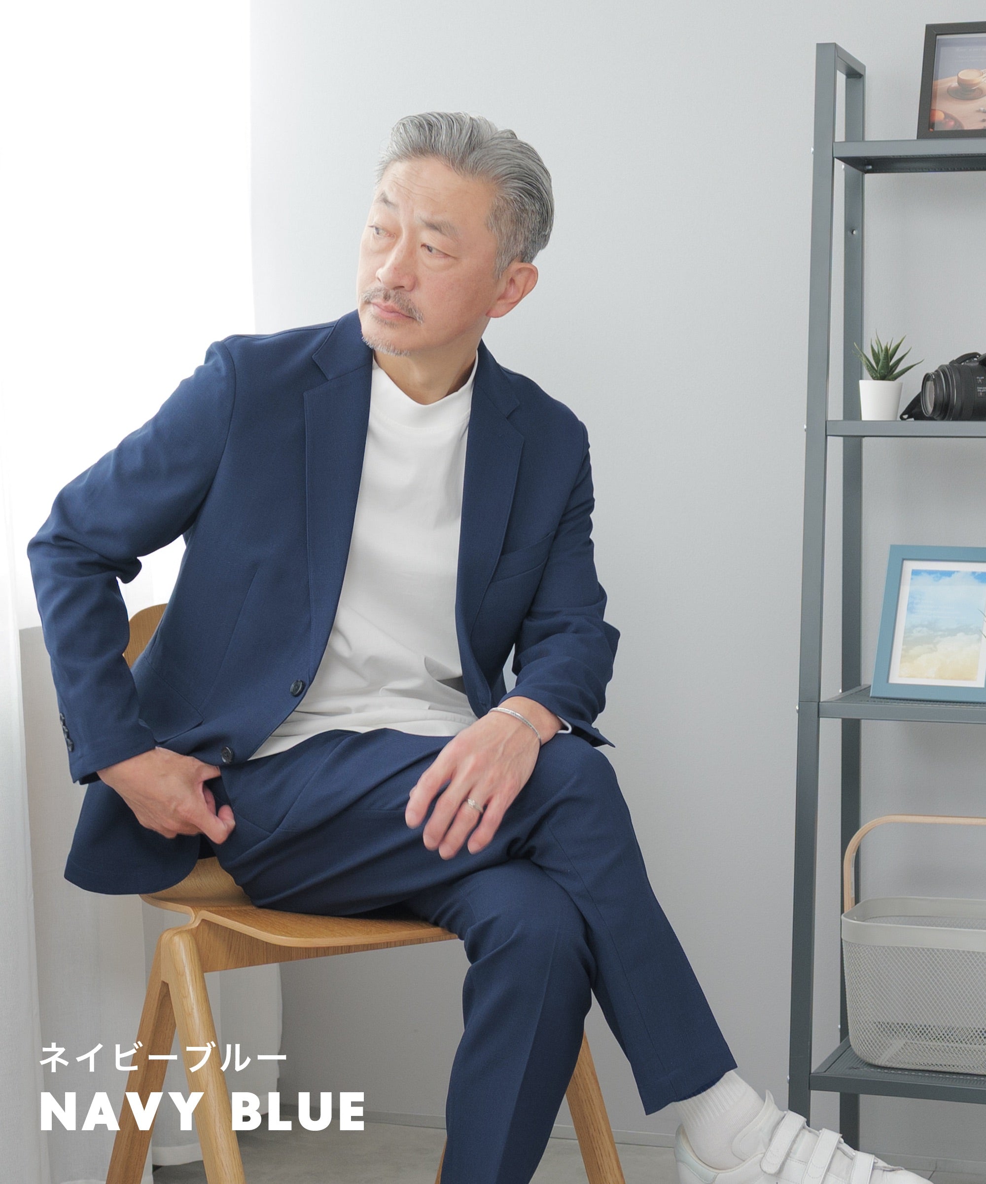 ELLE PLANETE] リネンライク セットアップスーツ - AWC active worker