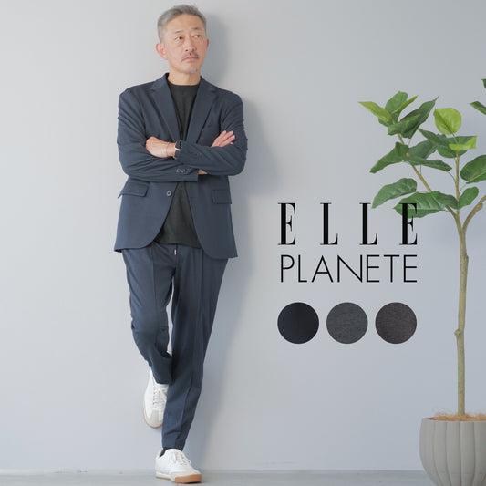 [ELLE PLANETE] ジャージー セットアップスーツ