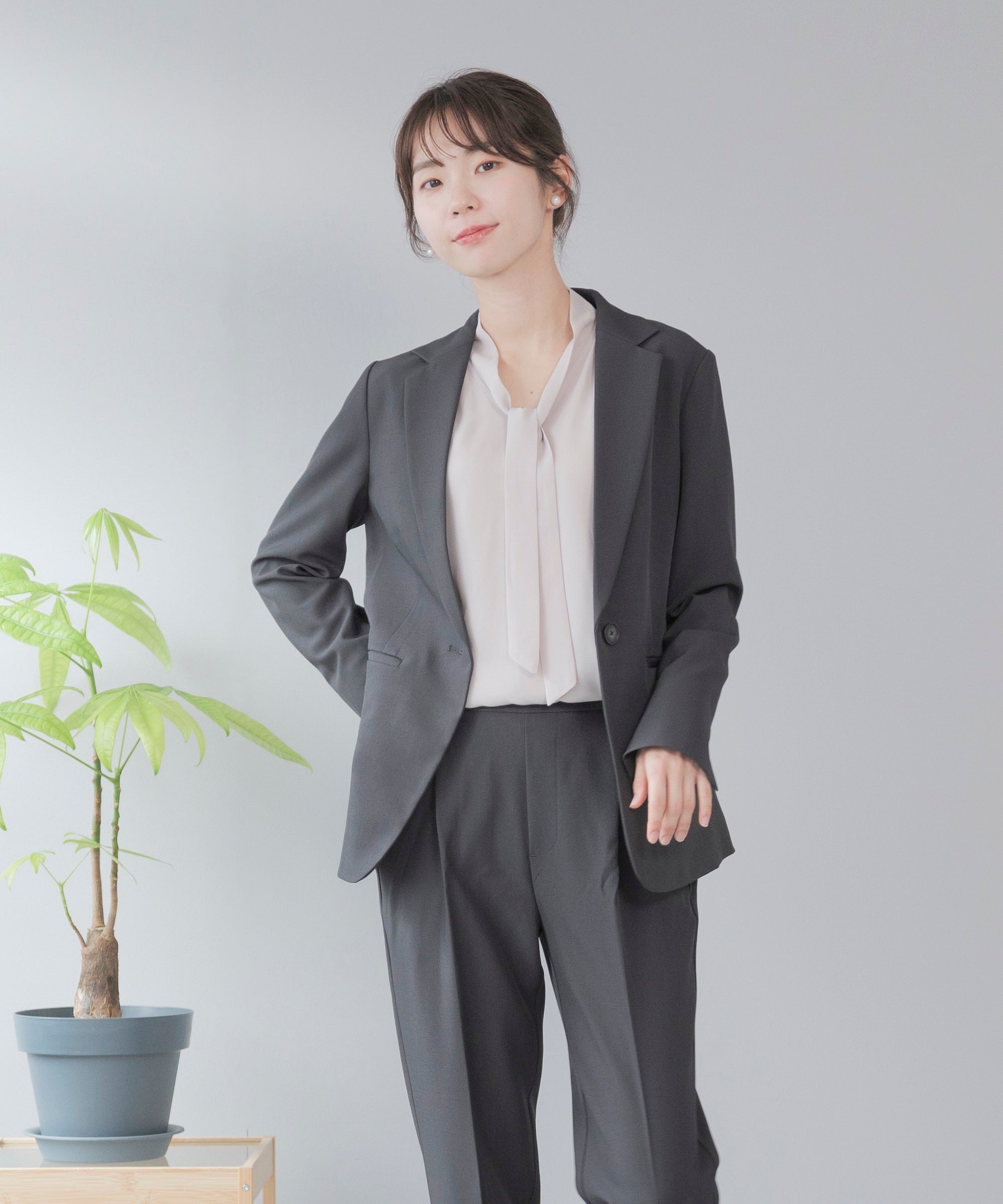 洗える × 防シワ テーラード セットアップ – AWC │ active worker