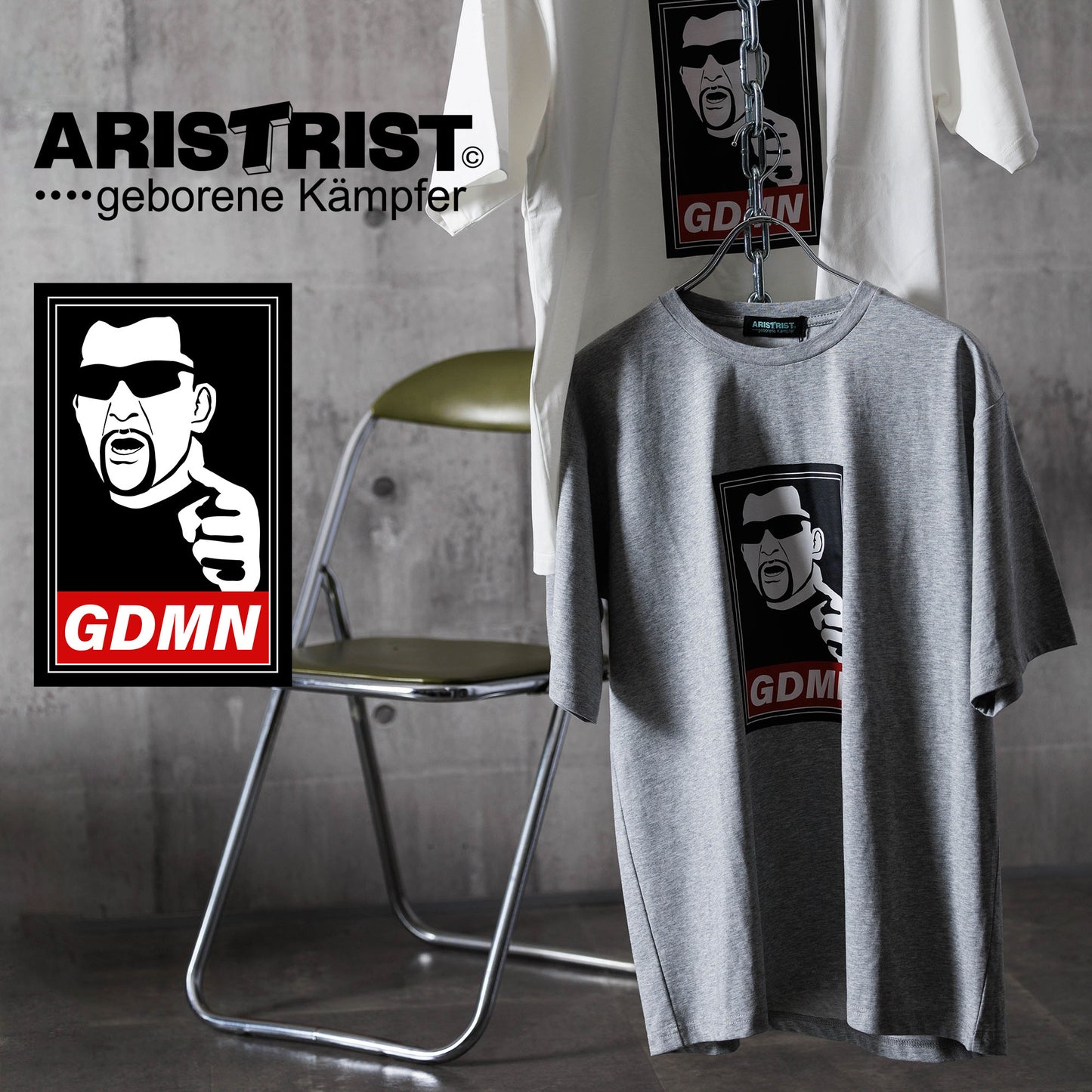 [ARISTRIST]　GDMN　半袖Tシャツ