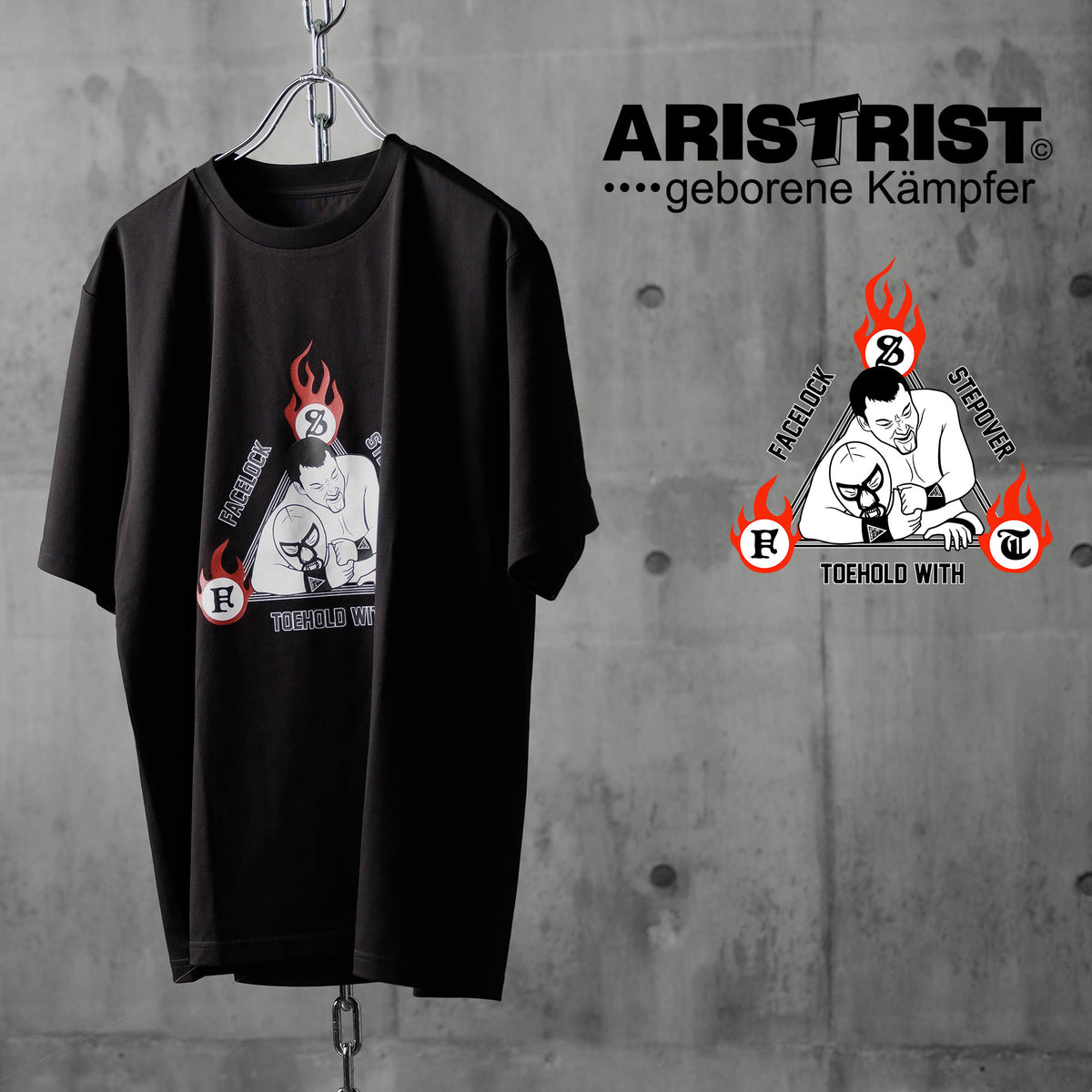 ARISTRIST] STF トライアングル 半袖Tシャツ - AWC 