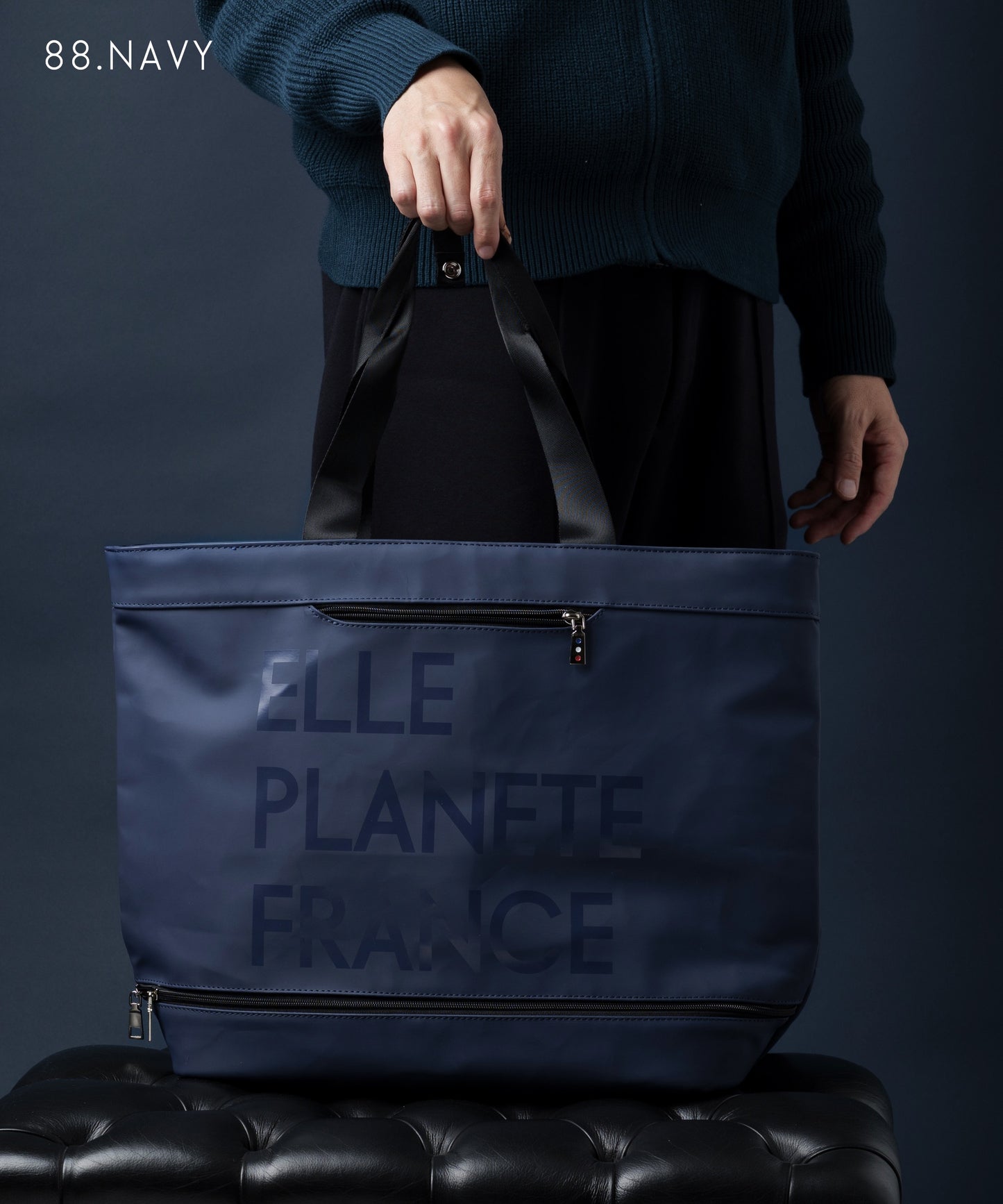 シューズルーム付 大容量トートバッグ