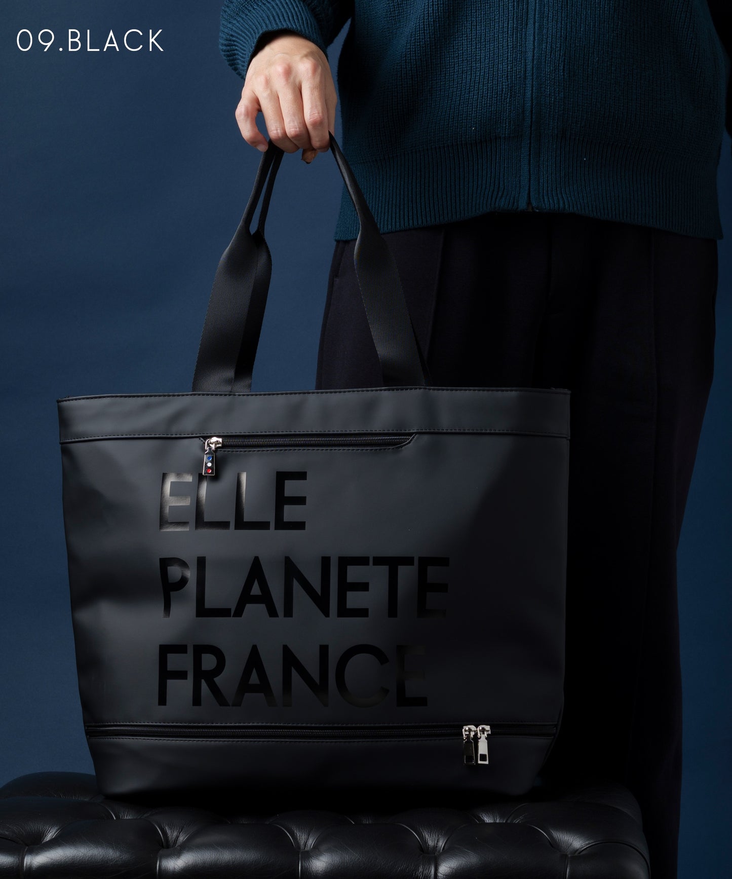 シューズルーム付 大容量トートバッグ