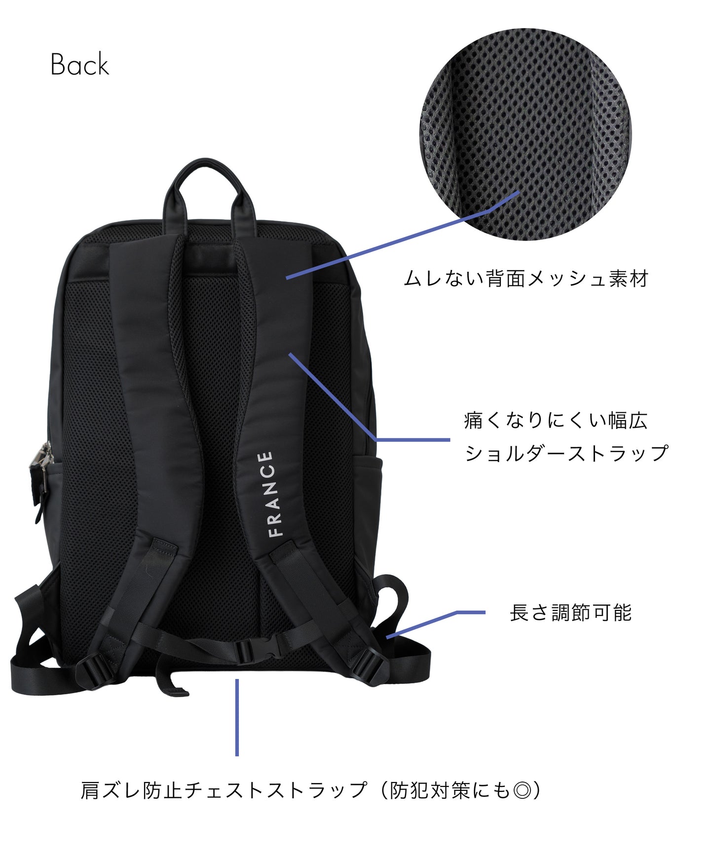 スタイリッシュで機能的 大容量リュック
