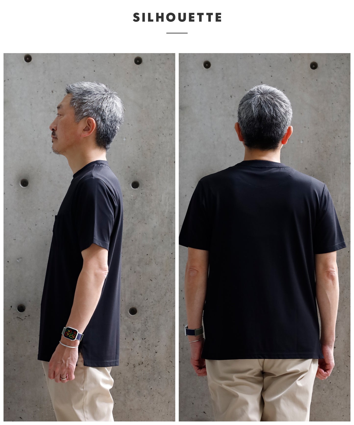 [ELLE PLANETE] ベーシック ポケット Tシャツ
