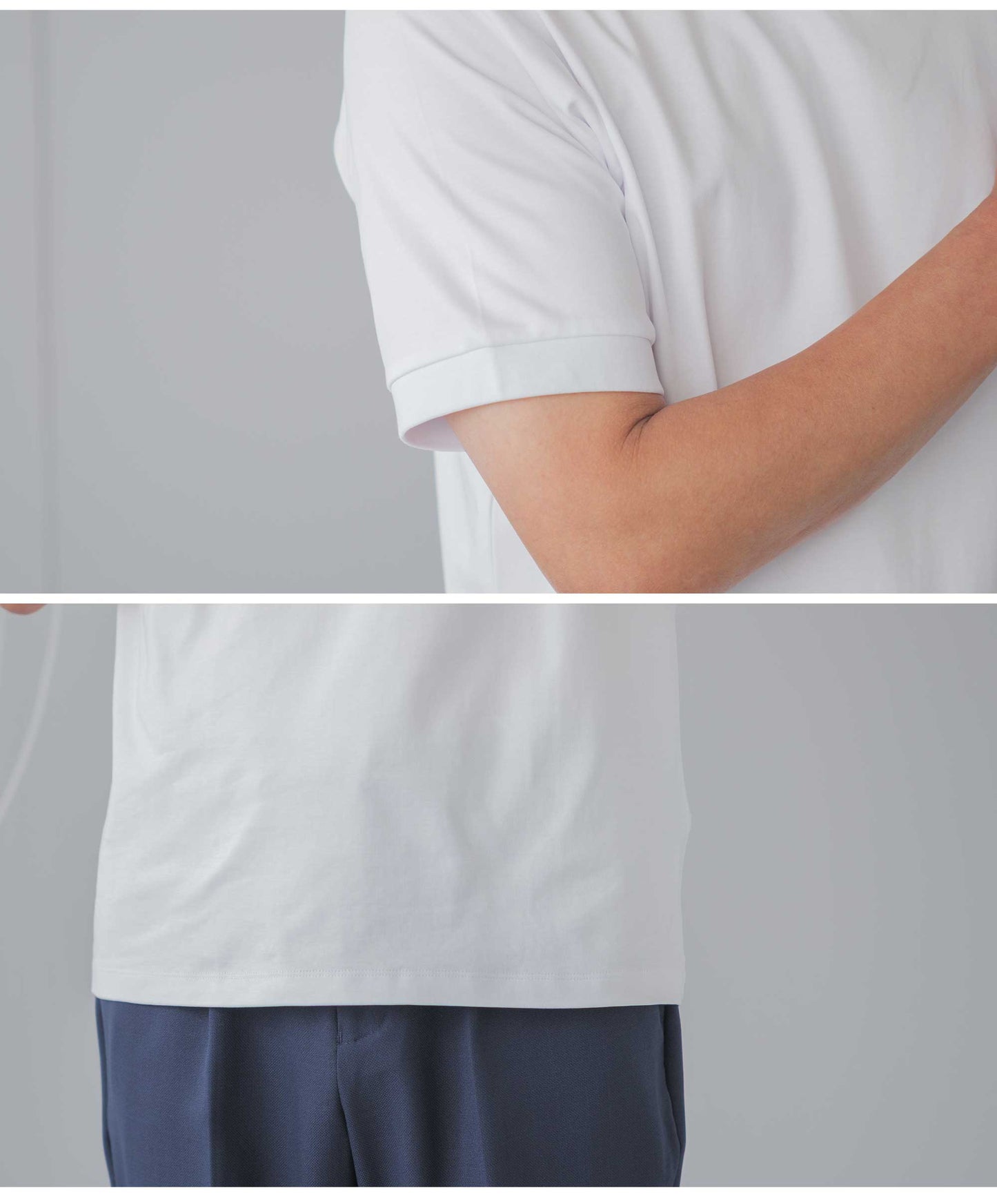 シルケット加工 ジャケット専用 Tシャツ - 半袖
