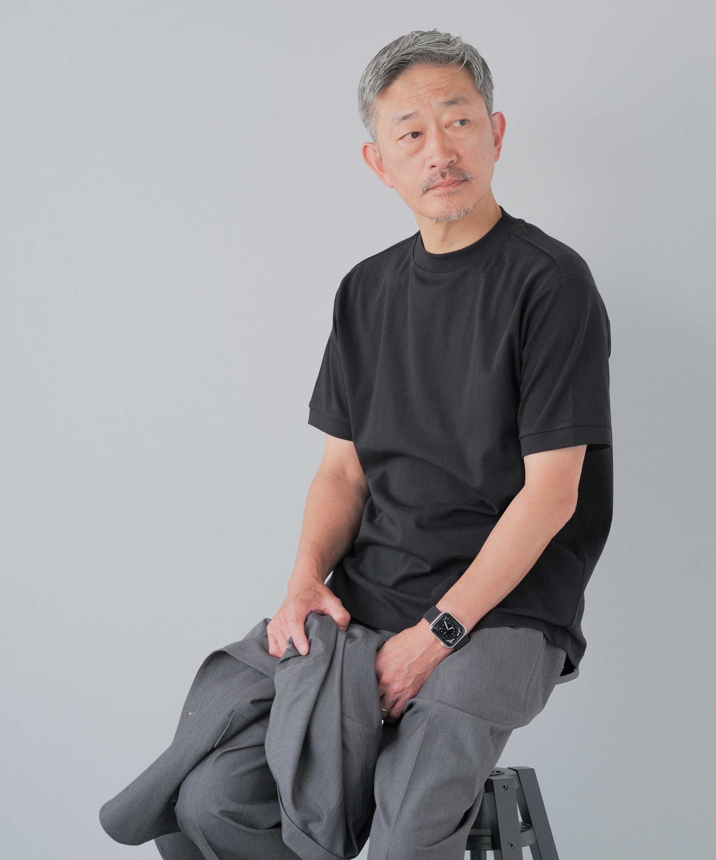 シルケット加工 ジャケット専用 Tシャツ - 半袖