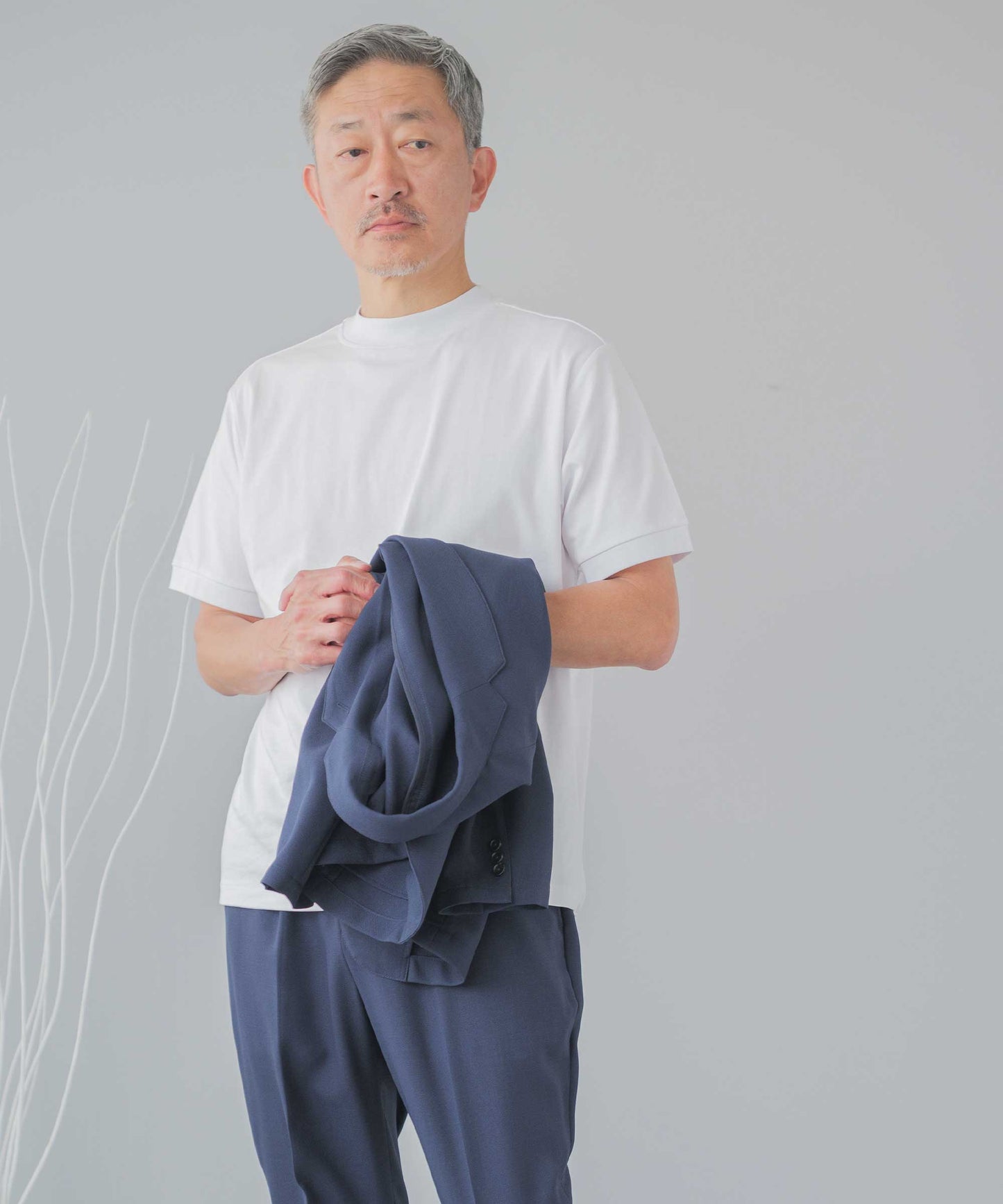 シルケット加工 ジャケット専用 Tシャツ - 半袖