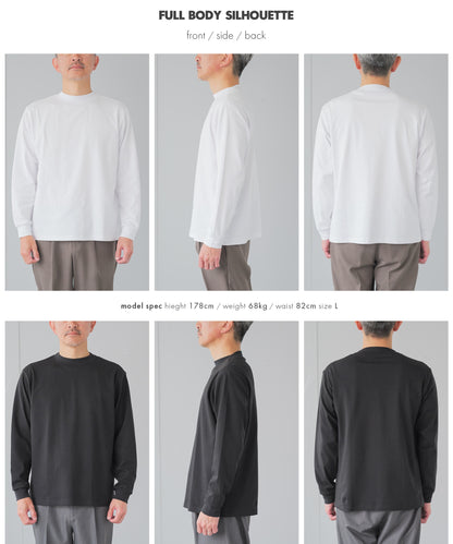 シルケット加工 ジャケット専用 Tシャツ - 長袖