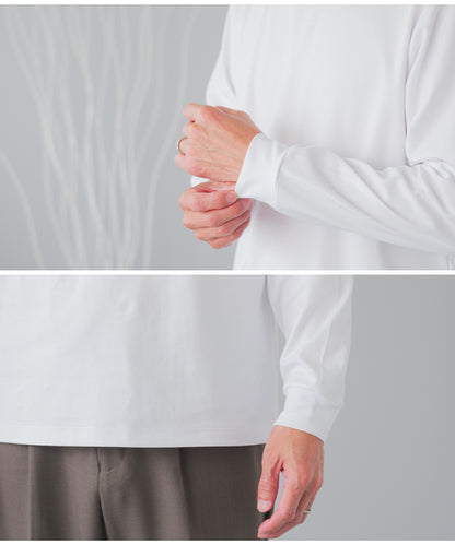 シルケット加工 ジャケット専用 Tシャツ - 長袖