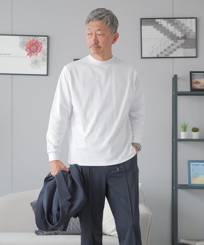シルケット加工 ジャケット専用 Tシャツ - 長袖