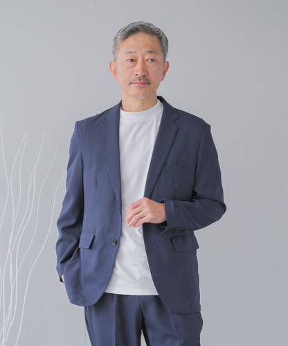 シルケット加工 ジャケット専用 Tシャツ - 長袖