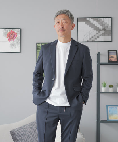 シルケット加工 ジャケット専用 Tシャツ - 長袖
