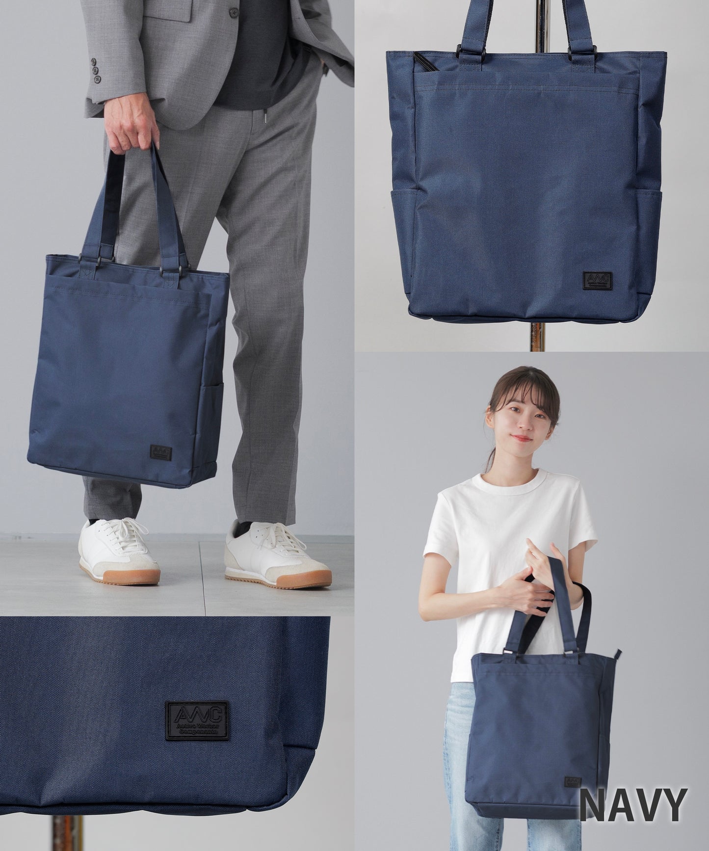 [AWC] 縦型 1DAY トートバッグ