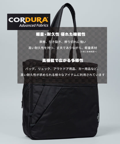 シンプルトートバッグ　BLACK