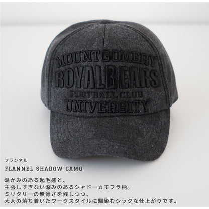 立体刺繍 カレッジロゴ キャップ