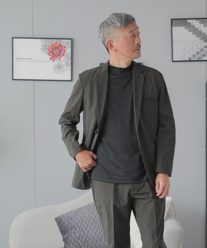 ジャケット専用 モックネック テックTシャツ