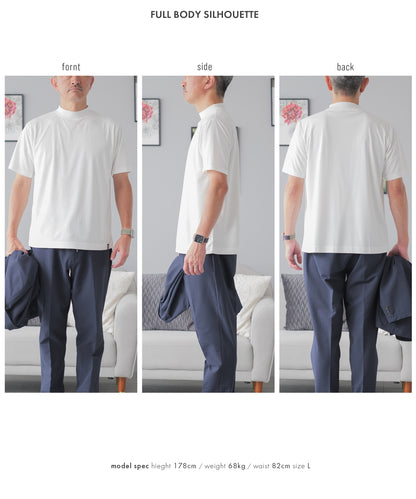 ジャケット専用 モックネック テックTシャツ