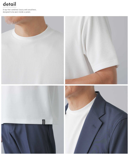 ドライワッフル クルーネックTシャツ