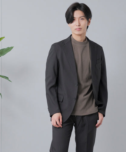 [AWC] 両面起毛スムース モックネック カットソー