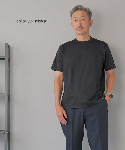 [AWC] ジャケット専用 メランジ調 クルーネックドレスTシャツ