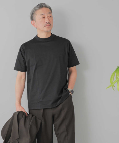 [AWC] ジャケット専用 メランジ調 クルーネックドレスTシャツ