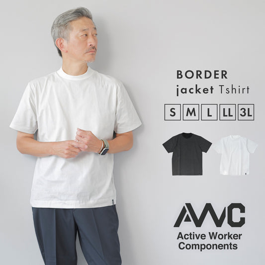 [AWC] ジャケット専用  ボーダードレスTシャツ
