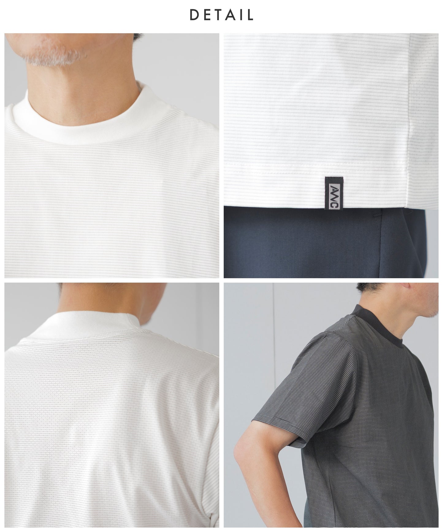 [AWC] ジャケット専用  ボーダードレスTシャツ