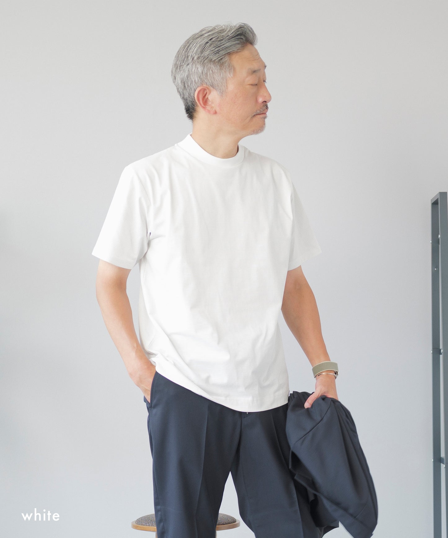 [AWC] ジャケット専用  ボーダードレスTシャツ