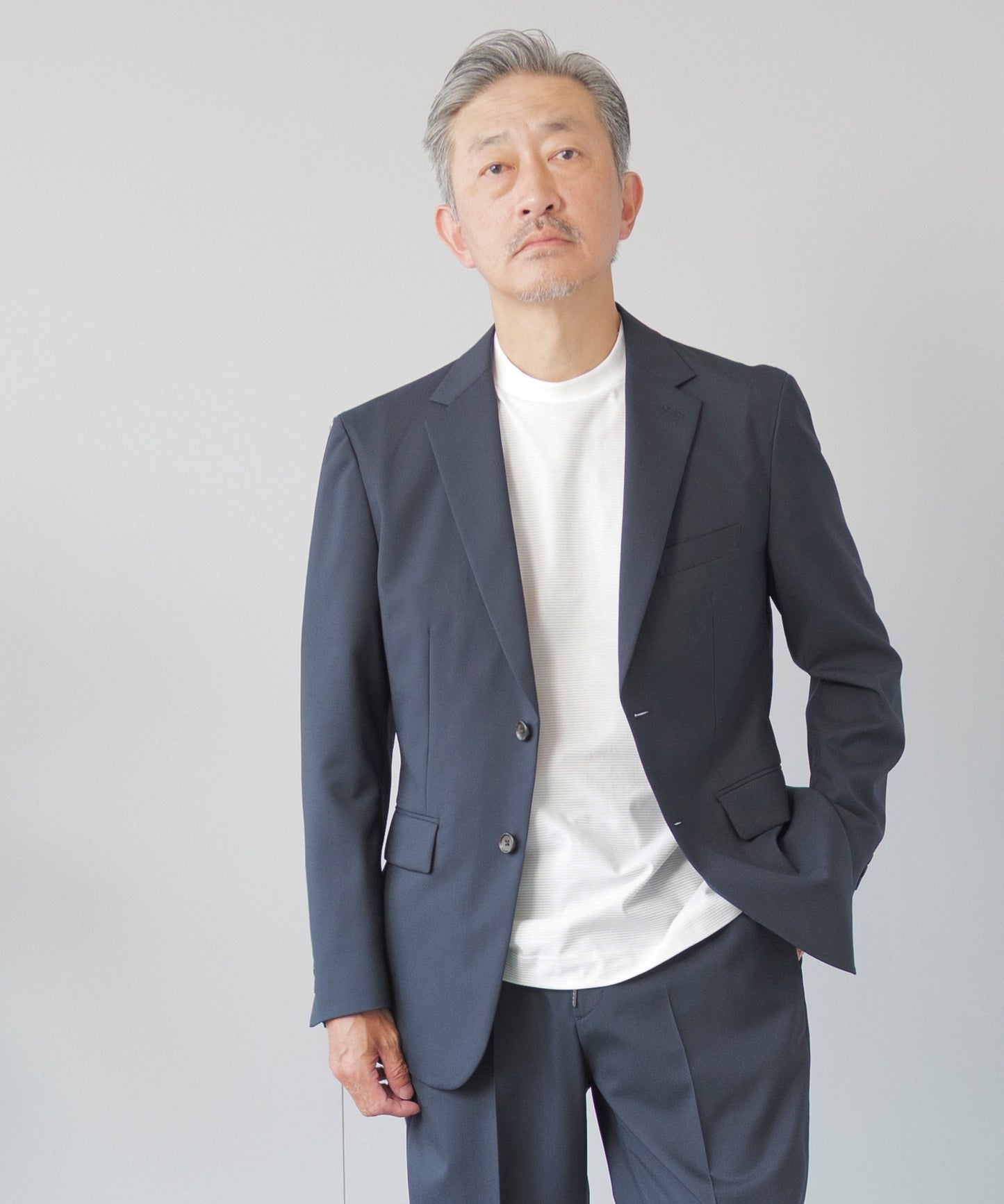 [AWC] ジャケット専用  ボーダードレスTシャツ