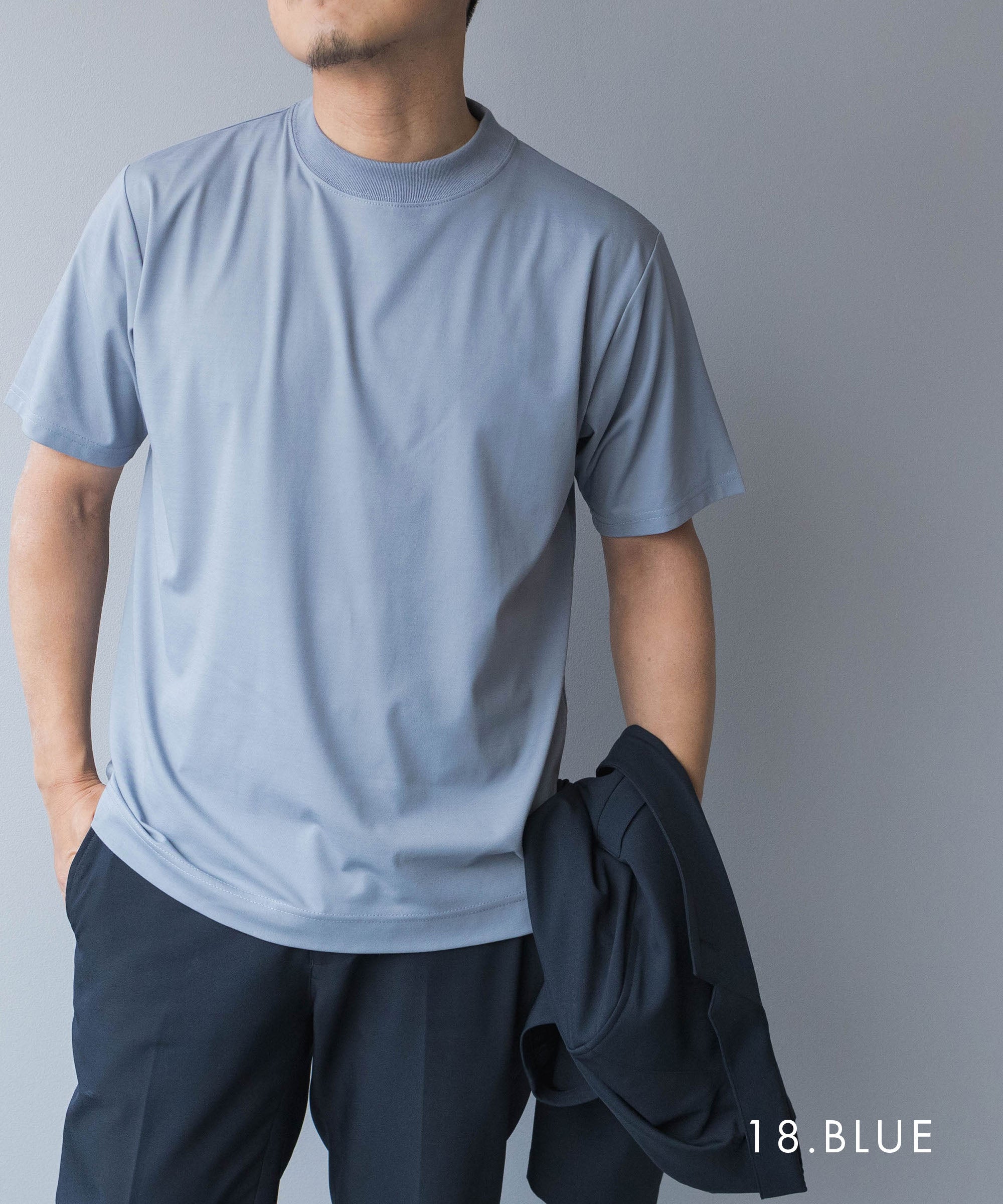 モックネック ジャケットインドレスTシャツ - AWC | active