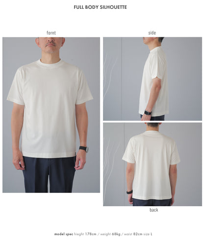 [AWC] モックネック ジャケットインドレスTシャツ