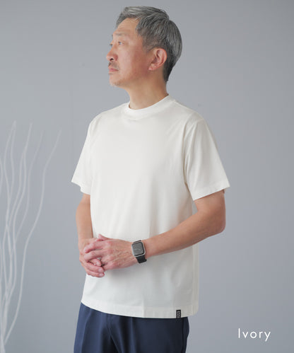 [AWC] モックネック ジャケットインドレスTシャツ