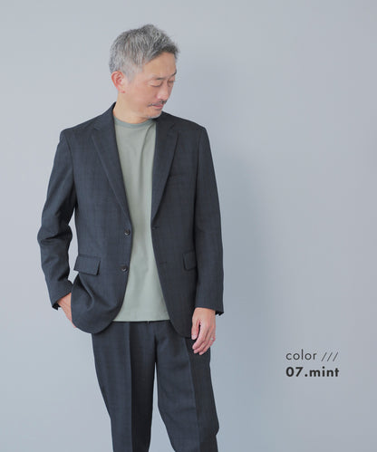 [AWC] クルーネック ジャケットインドレスTシャツ - 長袖