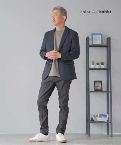 [AWC] ジャケット専用 メランジ調 クルーネックドレスTシャツ -長袖