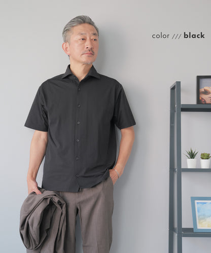 [AWC] ドライスムース フルオープン カッタウェイ ポロシャツ