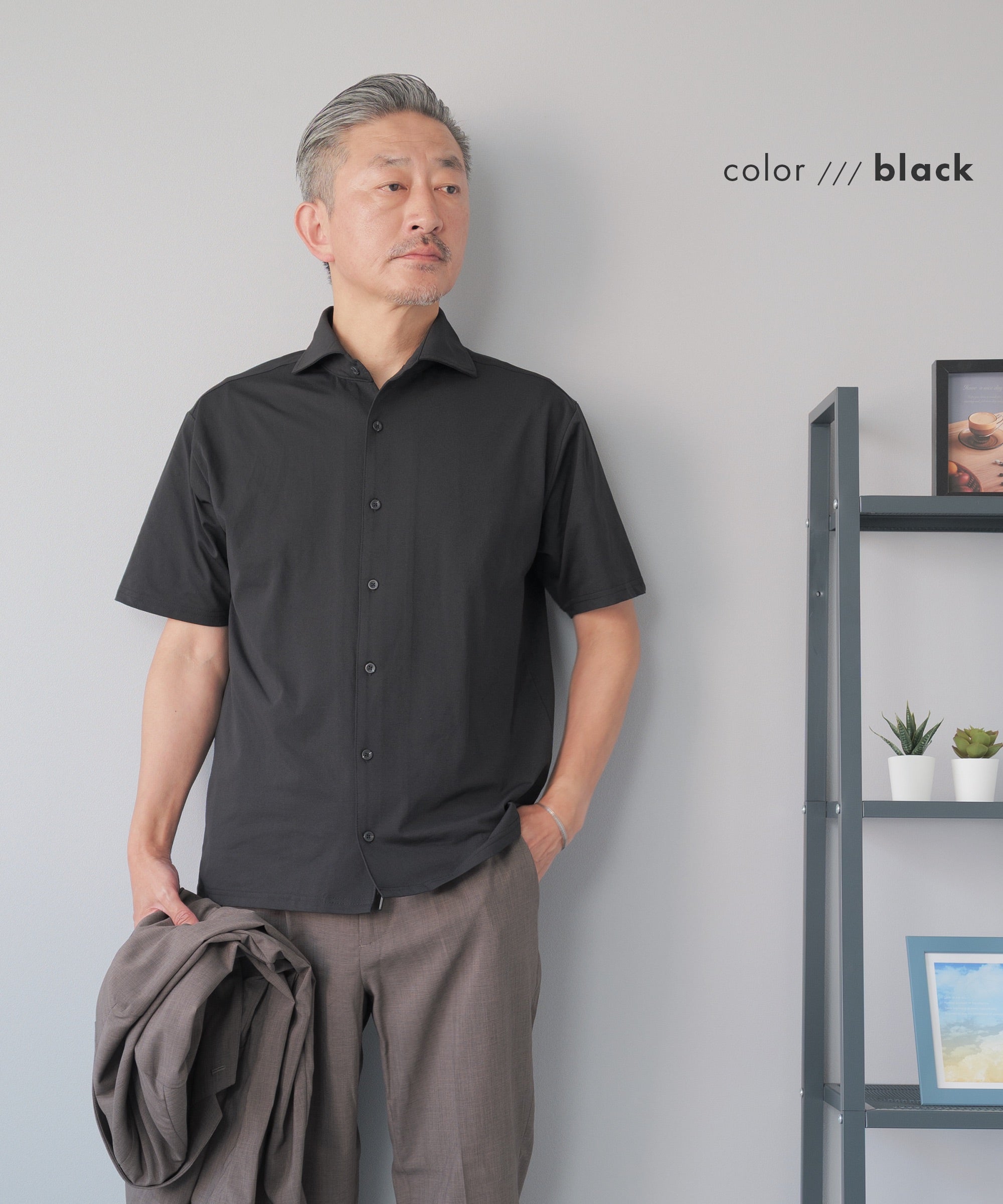 AWC] ドライスムース フルオープン カッタウェイ ポロシャツ - AWC