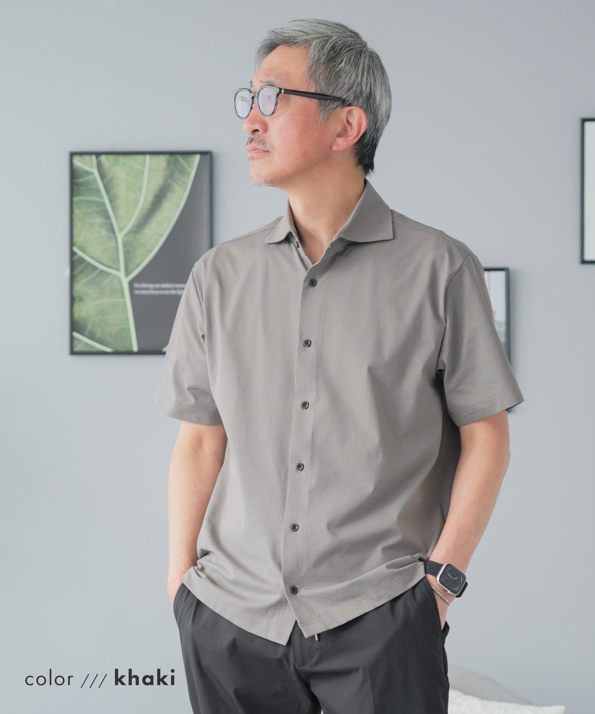 AWC] ドライスムース フルオープン カッタウェイ ポロシャツ - AWC