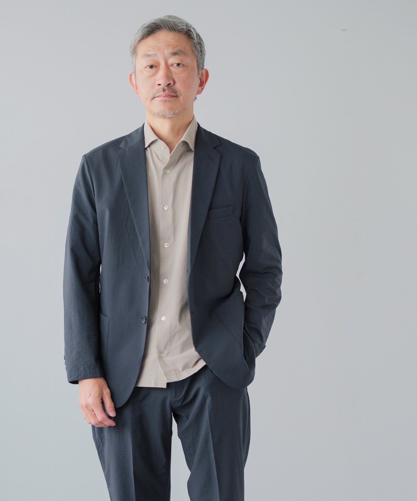 [AWC] ドライスムース フルオープン カッタウェイ ポロシャツ