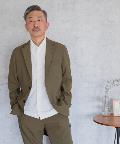 [AWC] ドライスムース フルオープン カッタウェイ ポロシャツ