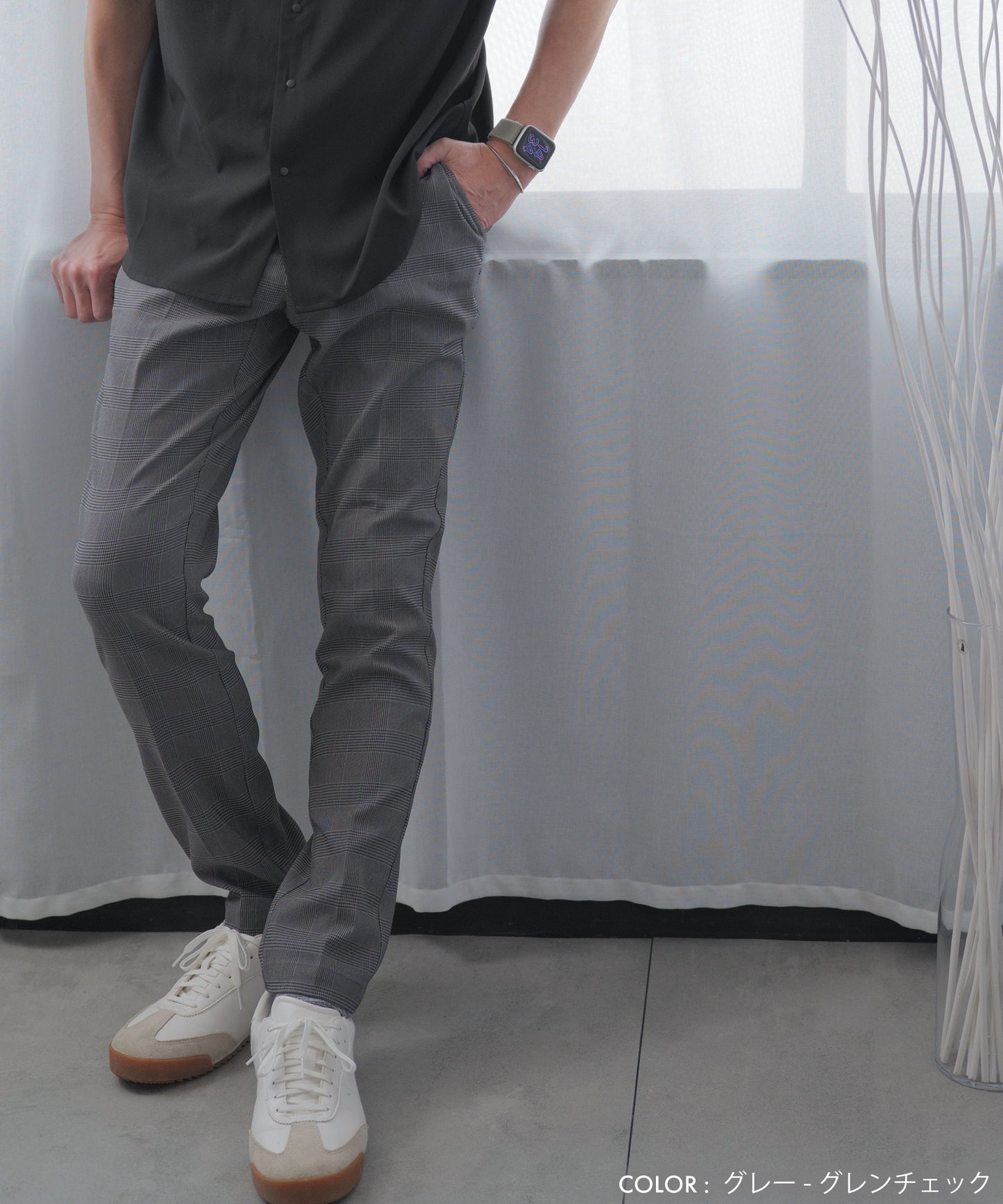 [AWC] スリム チノ トラウザー パンツ